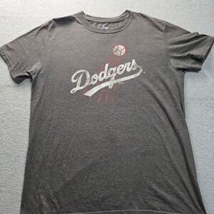 Los Angeles Dodgers MLB Genuine Merchandise T-Shirt Mens Large Gray Graphic Tee